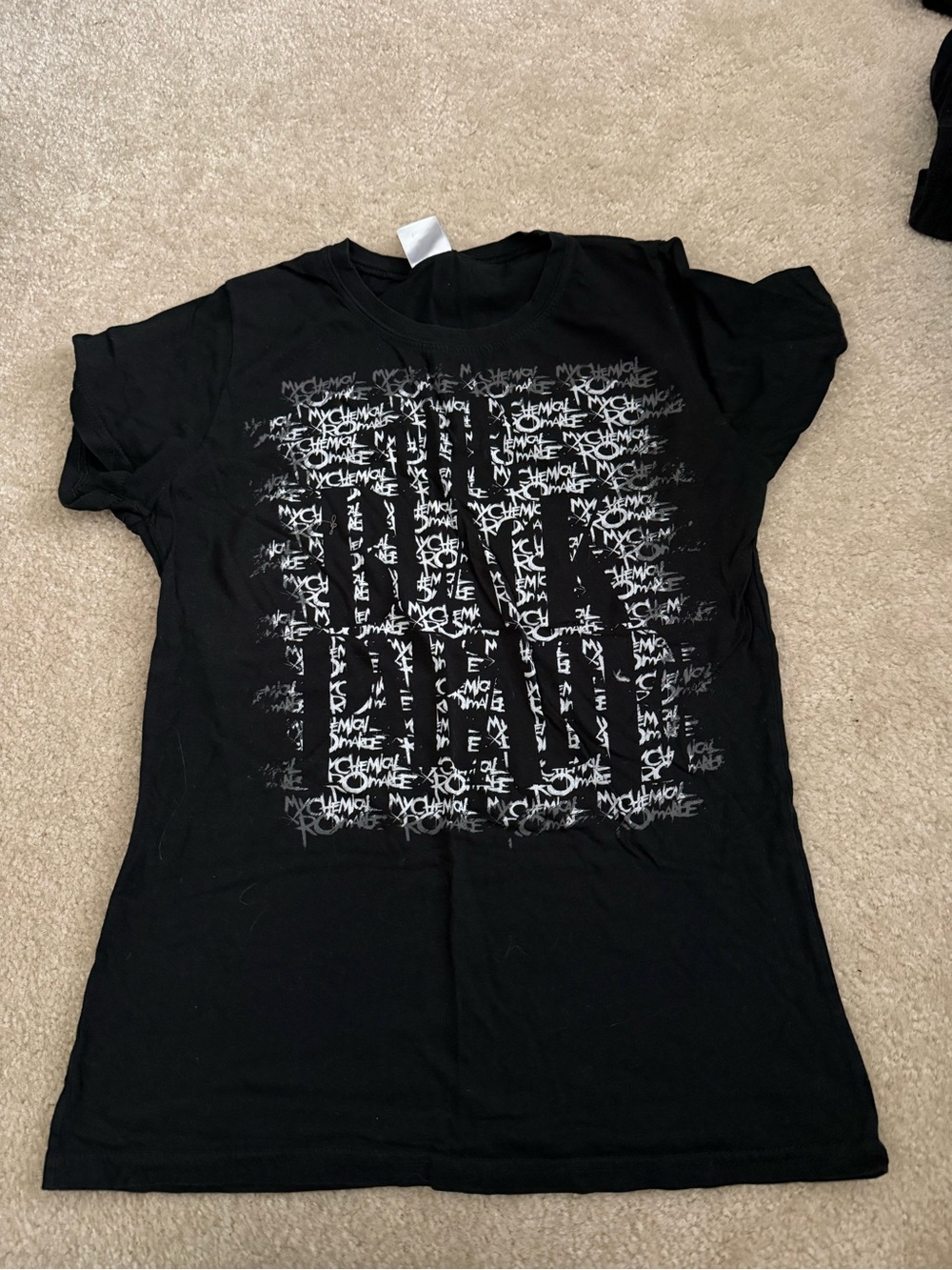 The Black Parade woman’s fit tee XL Tour merchandise. MCR, my Chemical Romance.